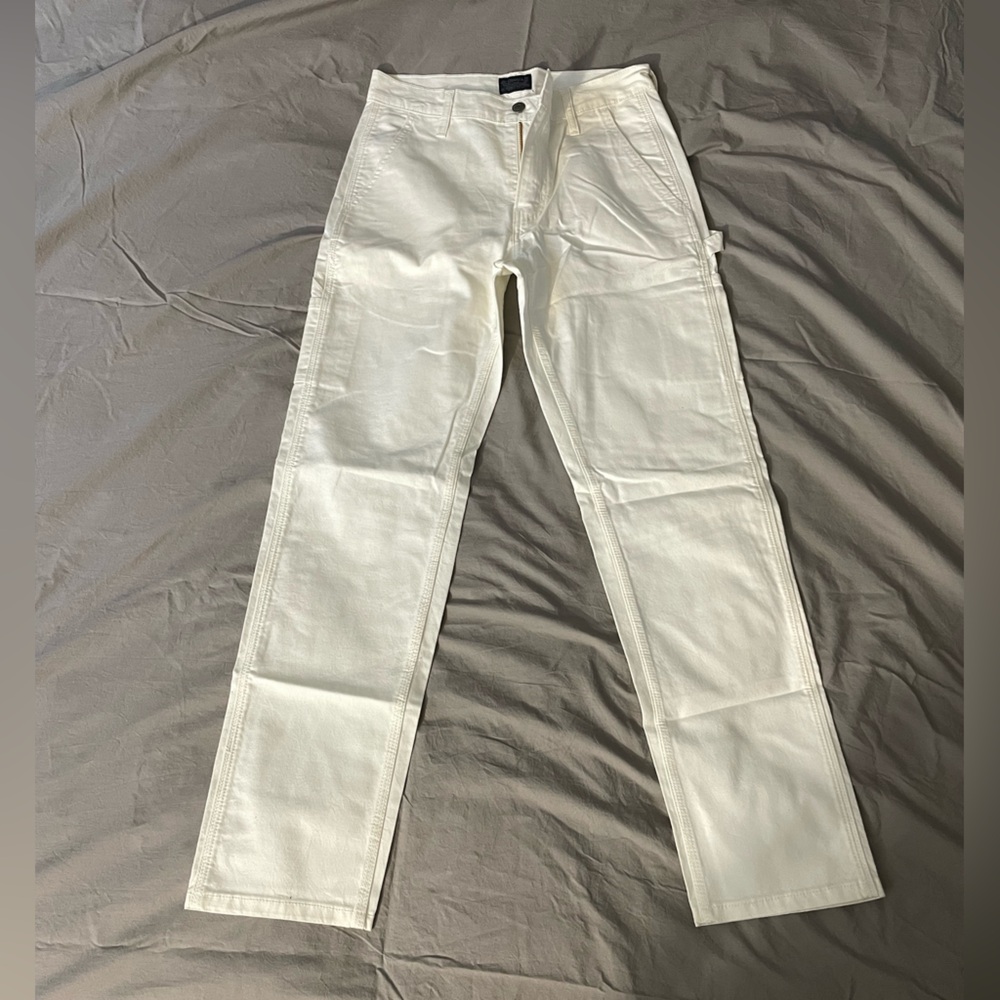 Levi Strauss white painter pants